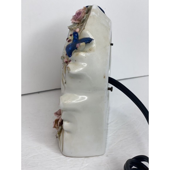 VTG. OCCUPIED JAPAN SC PORCELAIN CLOCK HANDPAINTED - Picture 11 of 15